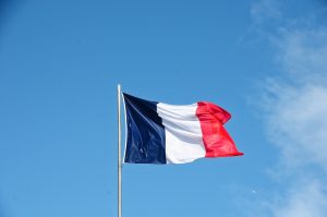 フランス国旗の写真